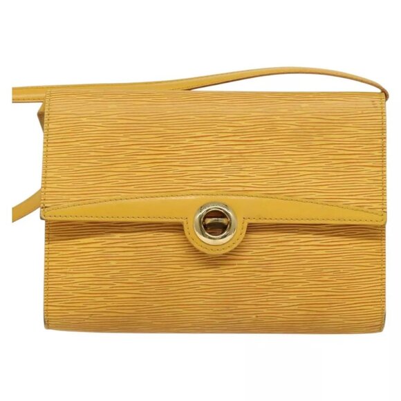 LOUIS VUITTON Epi Arsch Shoulder Bag Yellow M52579 LV Auth - Picture 2 of 16